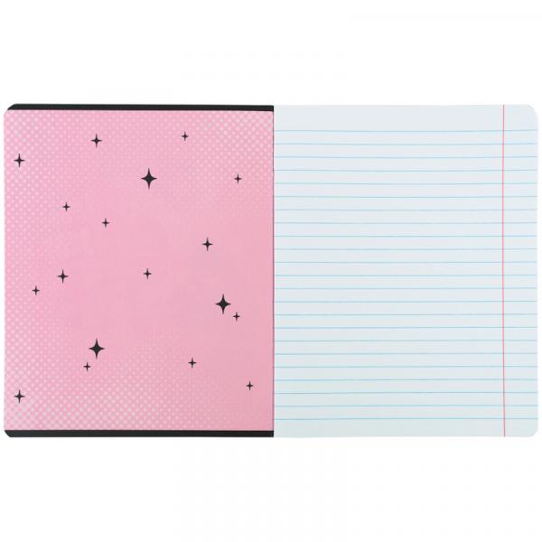 Зошит 18 арк., лін., гібр. лак + УФ лак, Kite