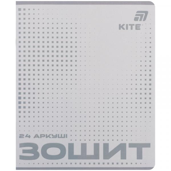 Зошит 24 арк., кл., софт тач + УФ лак об'ємний, Kite OC