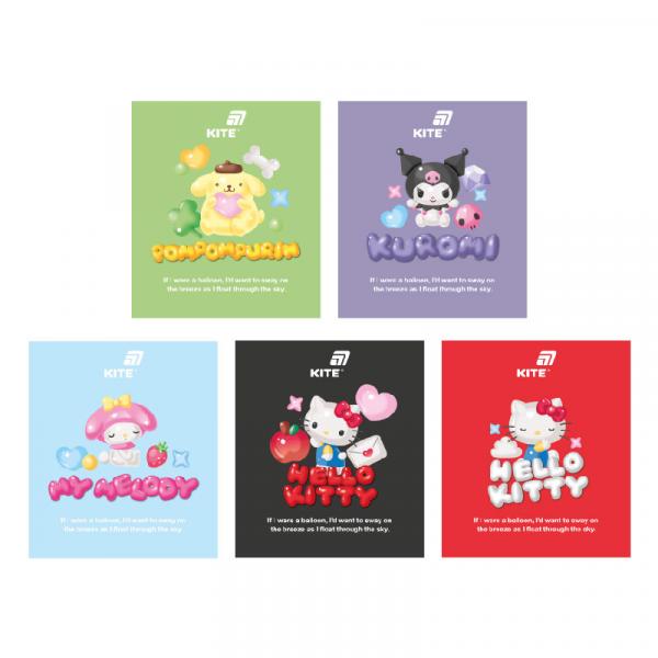 Зошит 24 арк., кл., софт тач + УФ лак об'ємний, HK-2