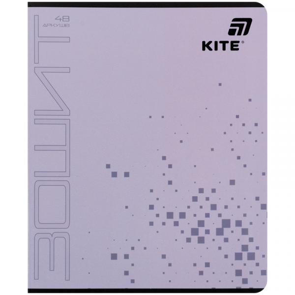 Зошит 48 арк., кл., гібр. лак + УФ лак, Kite One color