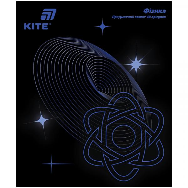 Зошит предметн. 48 арк., кл., софт тач+УФ, Lumen, фізика