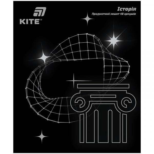 Зошит предметн. 48 арк., кл., софт тач+УФ, Lumen, історія