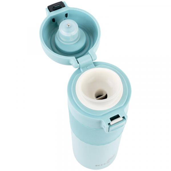 Термос з термодатчиком 450 мл, м'ятний