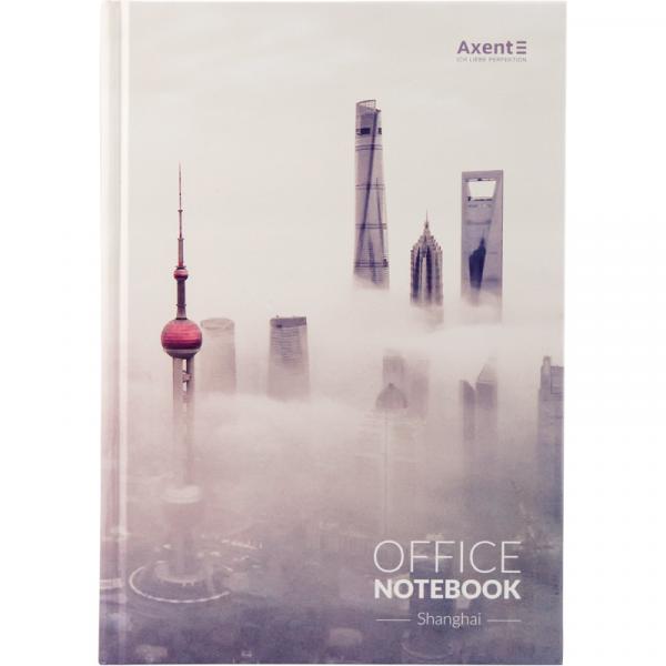 Книга записна А4, 192арк., кліт., Shanghai