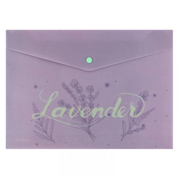 Папка на кнопці А4 Lavender-2