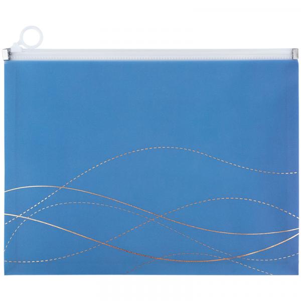 Папка на блискавці zip-lock, А4 Waves-2