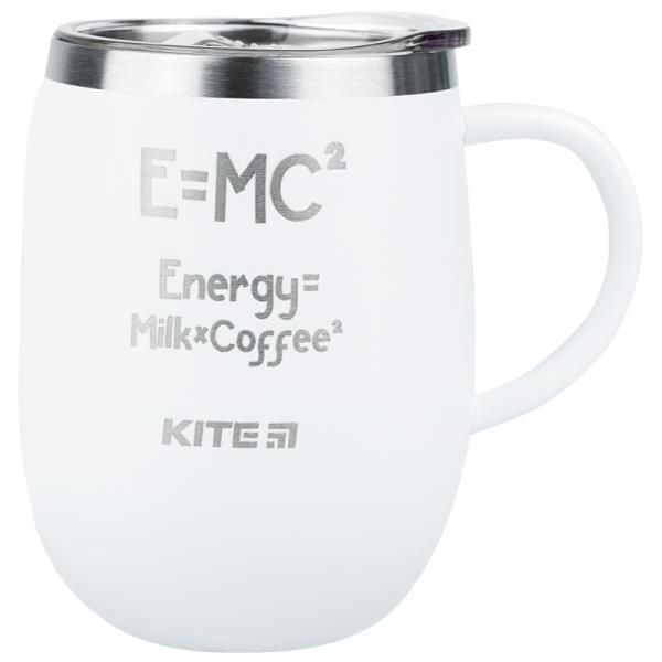 Термокружка 360 мл, біла Energy Milk Coffee