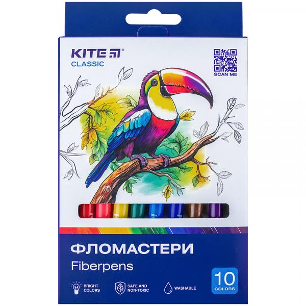 Фломастери, набiр 10 шт. Kite Classic