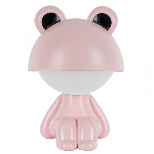 Світильник-нічник LED з акумулятором Cute Froggy, рожевий