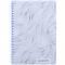 Блокнот на спіралі пласт. обкл., А5, 80 арк.,кл., блакитний