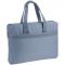 Сумка для документів текстильна А4, 1 відділення, блакитна