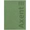 Книга записна А4-, 203*273 мм,96арк., кліт., Pattern, зелена