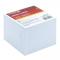 Папір для нотаток білий 90х90х70мм, непроклеєний
